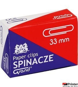 Spinacz R-33 mm GRAND 10op x 100sztuk 110-1382 Spinacz R-33 mm GRAND 10op x 100sztuk 110-1382