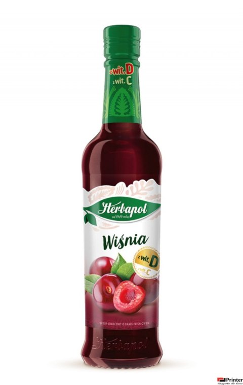 Syrop HERBAPOL Owocowa Spiżarnia Wiśnia 420ml Syrop HERBAPOL Owocowa Spiżarnia Wiśnia 420ml