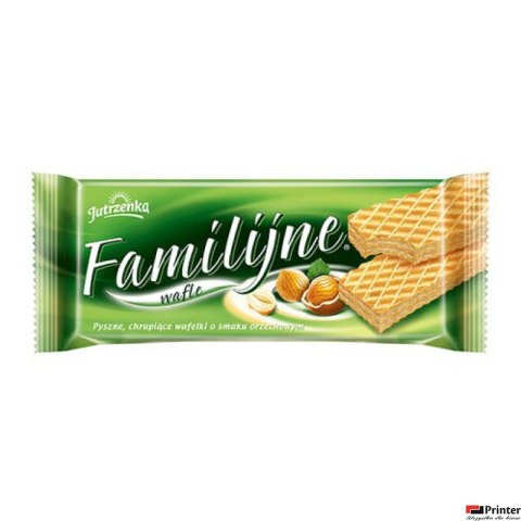 Wafle FAMILIJNE Orzechowe 180g JUTRZENKA Wafle FAMILIJNE Orzechowe 180g JUTRZENKA