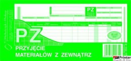 352-8 PZ przyjęcie materiałów z zewnątrz 1/3A4 80 kartek MICHALCZYK