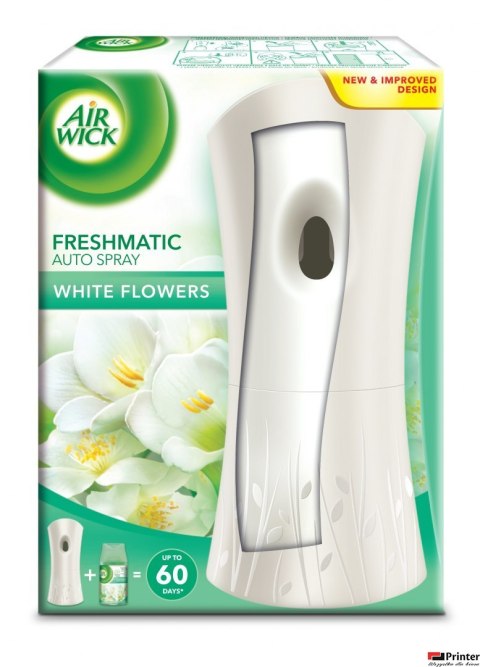 AIR WICK odświeżacz automat.doz.+wkład 250ml Białe Kwiaty 073133 /3591 AIR WICK odświeżacz automat.doz.+wkład 250ml Białe Kwiaty 073133 /3591