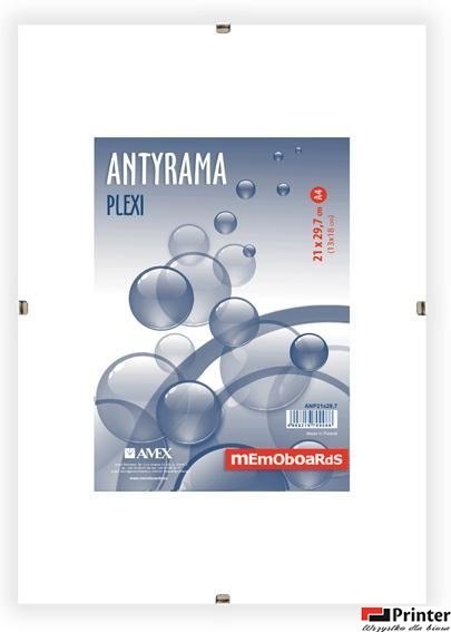 Antyrama plexi 300x400mm MEMOBE ANP30x40 Antyrama plexi 300x400mm MEMOBE ANP30x40