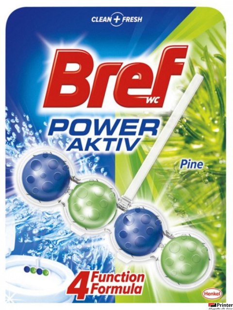 BREF Zawieszka WC POWER AKTIV 50g Sosnowy Las kulki *625166 BREF Zawieszka WC POWER AKTIV 50g Sosnowy Las kulki *625166