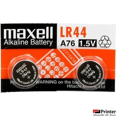 Bateria alkaliczne (2szt) LR1154 / LR44 1,5V Maxell