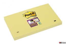 Bloczek samoprzylepny POST-IT_ Super Sticky (655-12SSCY-EU), 127x76mm, 1x90 kart., żółty