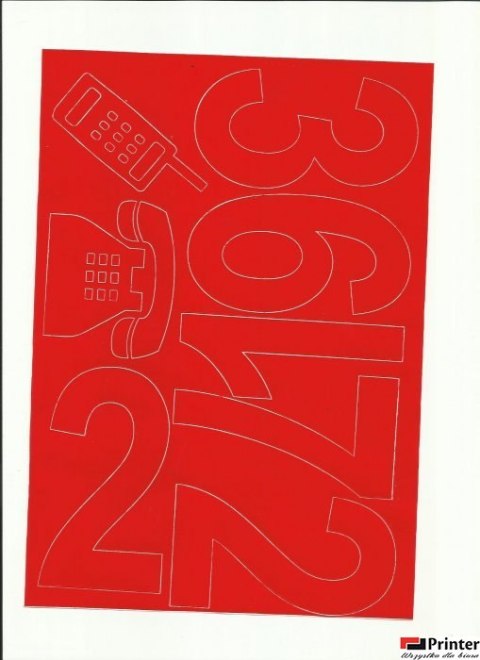 CYFRY samop.10cm (8) czarne ARTDRUK CYFRY samop.10cm (8) czarne ARTDRUK