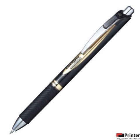 Cienkopis kulkowy czarny 0,5mm ENERGEL DocumentPen BLP75-A PENTEL