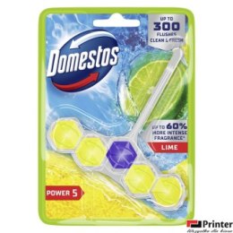 DOMESTOS Zawieszka do toalety KOSTKA POWER5 LIME 55g 05024