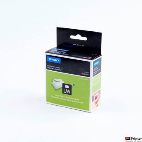 Etykieta DYMO na adres zwrotny - 25 x 54 mm, biały S0722520 Etykieta DYMO na adres zwrotny - 25 x 54 mm, biały S0722520