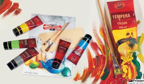 Farby TEMPERA 162547 16ml 6kol. KOH I NOOR Farby TEMPERA 162547 16ml 6kol. KOH I NOOR