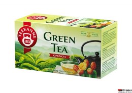 Herbata TEEKANNE GREEN TEA OPUNCJA 20t zielona