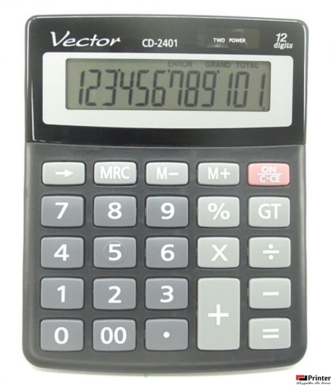 Kalkulator VECTOR CD-2401 12p Kalkulator VECTOR CD-2401 12p