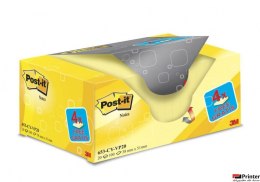 Karteczki samoprzylepne Post-it_ _16 bloczków + 4 GRATIS, każdy po 100 żółtych karteczek 38x51mm _653CY-VP20 3M-40467199