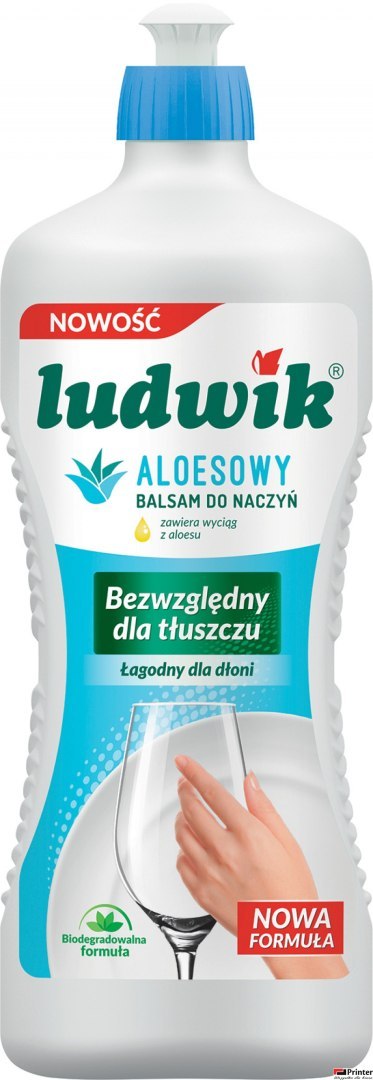 LUDWIK Płyn do mycia naczyń 900g balsam z aloesem 028171 LUDWIK Płyn do mycia naczyń 900g balsam z aloesem 028171