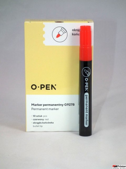 Marker permanentny okrągły G927B czerwony AMA0927939 OPEN Marker permanentny okrągły G927B czerwony AMA0927939 OPEN