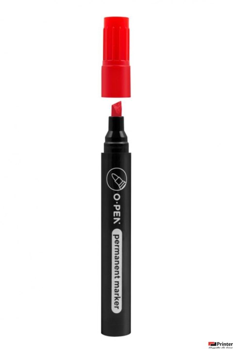 Marker permanentny ścięty G927C czerwony AMA0927977 OPEN Marker permanentny ścięty G927C czerwony AMA0927977 OPEN