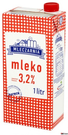 Mleko MLECZARNIA UHT 3.2% 1l