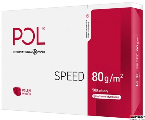 Papier xero A3 POLSPEED 80g klasa białości C 153 Papier xero A3 POLSPEED 80g klasa białości C 153