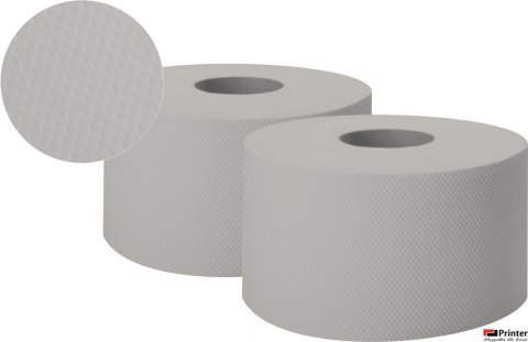 Papier toaletowy JUMBO-ROLL (12 rolek) szary ESTETIC 1-warstwowy 120m PJS1120 WELMAX Papier toaletowy JUMBO-ROLL (12 rolek) szary ESTETIC 1-warstwowy 120m PJS1120 WELMAX