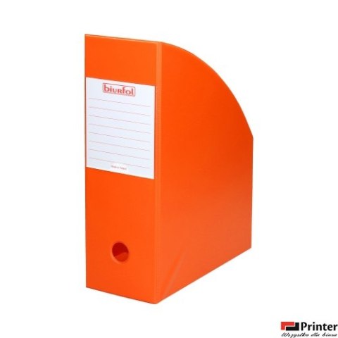 Pojemnik na czasopisma 10cm orange BIURFOL pomarańczowy KSE-36-04