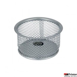 Pojemnik na spinacze srebrny metalowy siatka GRAND GR-010S 120-1120