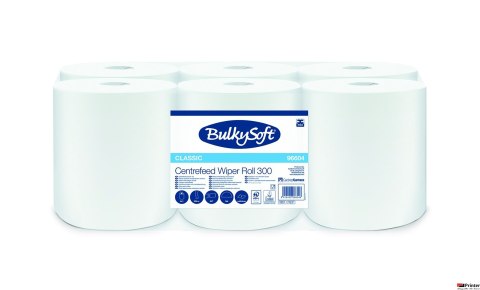 Ręcznik w roli 300m 1w BulkySoft 96604 centralnego dozowania z perforacją op. 6 szt Ręcznik w roli 300m 1w BulkySoft 96604 centralnego dozowania z perforacją op. 6 szt