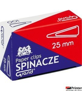 Spinacz T-25 mm GRAND trójkątny 10op x 100sztuk 110-1385 Spinacz T-25 mm GRAND trójkątny 10op x 100sztuk 110-1385
