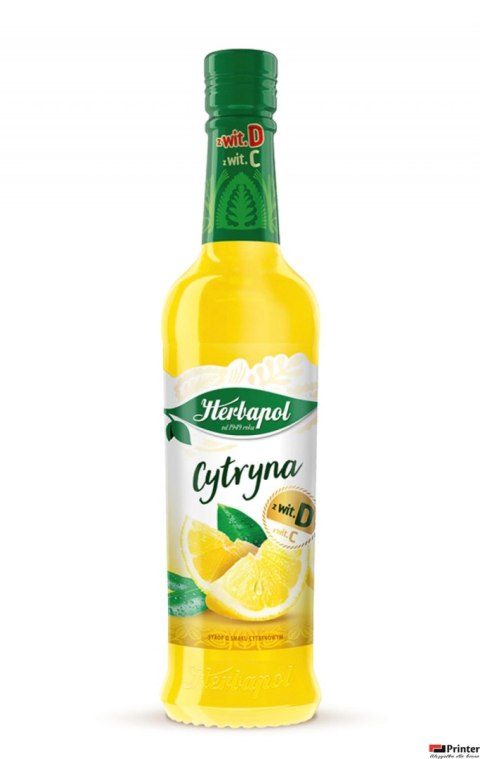 Syrop HERBAPOL Owocowa Spiżarnia Cytryna 420ml Syrop HERBAPOL Owocowa Spiżarnia Cytryna 420ml