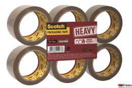 Taśma pakowa do wysyłek SCOTCH HEAVY, BARDZO MOCNA, kauczukowa, 50mm, 66m, brązowa UU005262843