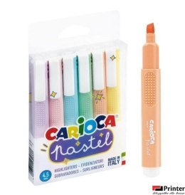 Zakreślacz pastelowy CARIOCA 6 kolorów 160-2224