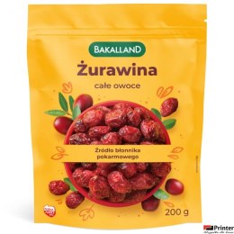 Żurawina 200g BAKALLAND