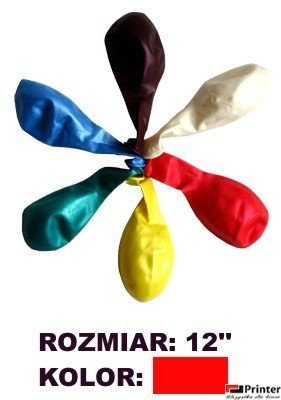 Balony 12 METALLIC, czerwony, 100 szt. FIORELLO 170-1588 Balony 12 METALLIC, czerwony, 100 szt. FIORELLO 170-1588