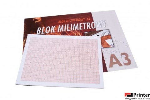 Blok milimetrowy A3 20k KRESKA 448 Blok milimetrowy A3 20k KRESKA 448