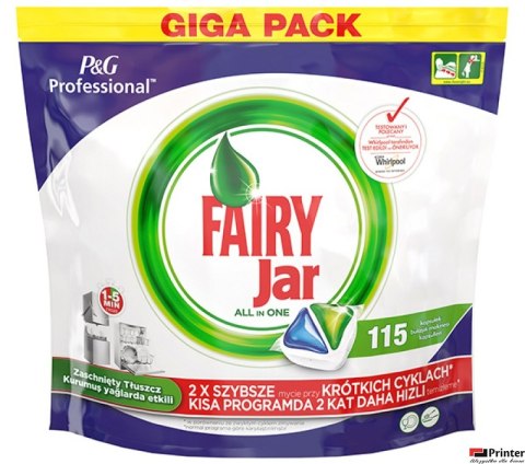 FAIRY Kapsułki do zmywarki Kaps Professional Lemon 115 sztuk 1001003689 FAIRY Kapsułki do zmywarki Kaps Professional Lemon 115 sztuk 1001003689