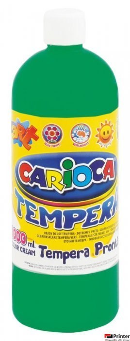 Farba tempera 1000 ml, zielony CARIOCA 170-1450/170-2645 Farba tempera 1000 ml, zielony CARIOCA 170-1450/170-2645