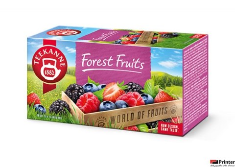 Herbata TEEKANNE FRESH FOREST FRUTIS 20t owocowa Herbata TEEKANNE FRESH FOREST FRUTIS 20t owocowa