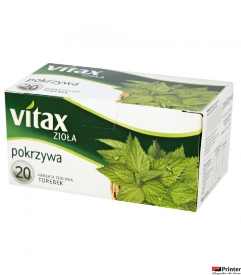 Herbata VITAX POKRZYWA 20t *1,5g ziołowa bez zawieszki Herbata VITAX POKRZYWA 20t *1,5g ziołowa bez zawieszki