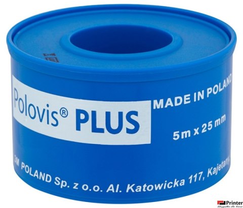 Hipoalergiczny przylepiec tkaninowy 5m x 25mm POLOVIS PLUS UU006387201 Hipoalergiczny przylepiec tkaninowy 5m x 25mm POLOVIS PLUS UU006387201