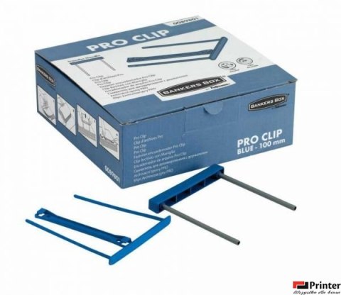 Klipsy archiwizacyjne Pro Clip niebieskie (50szt) 89801 FELLOWES Klipsy archiwizacyjne Pro Clip niebieskie (50szt) 89801 FELLOWES