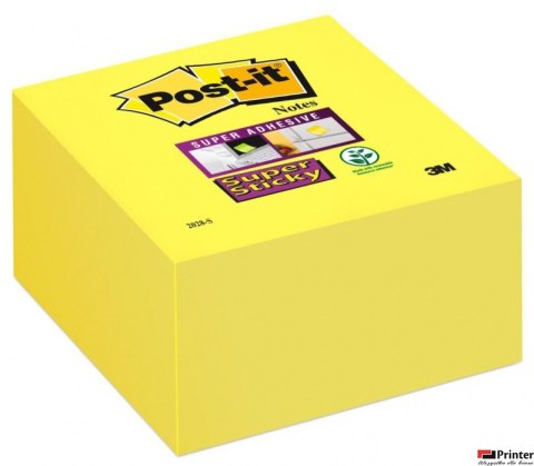 Kostka samoprzylepna POST-IT_ Super Sticky (2028-S), 76x76mm, 1x350 kart., ultra żółta Kostka samoprzylepna POST-IT_ Super Sticky (2028-S), 76x76mm, 1x350 kart., ultra żółta