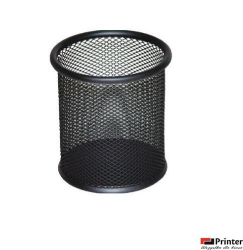 Kubek na długopisy DOTTS siatka czarny 98x91mm (wys.xśr.) Kubek na długopisy DOTTS siatka czarny 98x91mm (wys.xśr.)