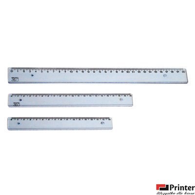 Linijka MemoBe by PRATEL 30cm transparentna ML105-00 Linijka MemoBe by PRATEL 30cm transparentna ML105-00