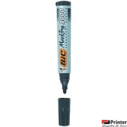 Marker permanentny BIC 2000 Ecolutions mix AST okrągła końcówka 4szt, 8209112