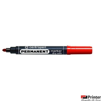 Marker permanentny czerwony 2846/04 CENTROPEN Marker permanentny czerwony 2846/04 CENTROPEN