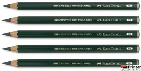 Ołówek CASTELL 9000 3B (12szt.) 119003 FABER-CASTELL