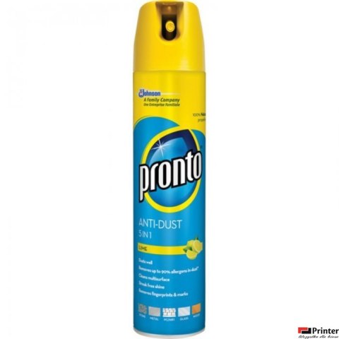 PRONTO Spray przeciw kurzowi Cytrynowy 300ml połysk 22639 PRONTO Spray przeciw kurzowi Cytrynowy 300ml połysk 22639