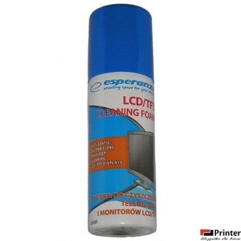Pianka do czyszczenia plastiku ESPERANZA (ES104) 400ml Pianka do czyszczenia plastiku ESPERANZA (ES104) 400ml