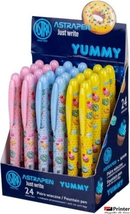 Pióro młodzieżowe Yummy - display 24 sztuki ASTRA, 203120005