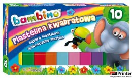 Plastelina BAMBINO 10 kol. Kwadrat *2823 ST.MAJEWSKI