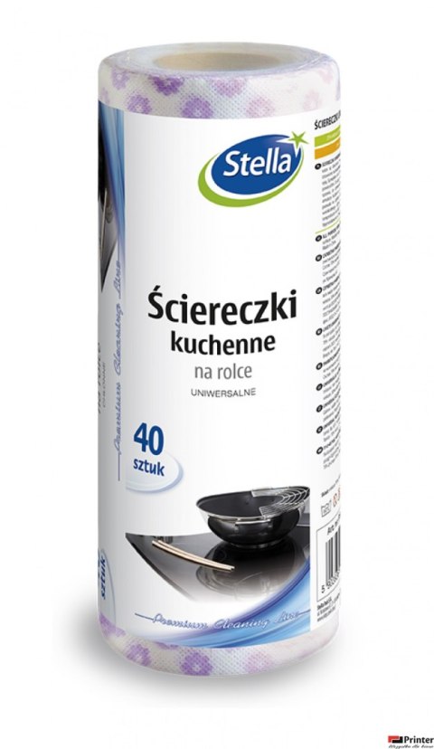 Ściereczki uniwersalne na rolce 40szt. PS-2954 STELLA